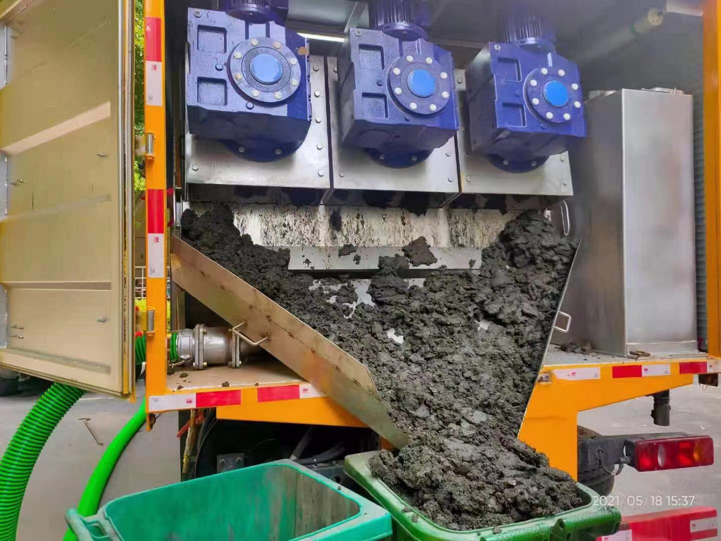 内黄化粪池清掏城市维护站-泥浆净化干湿分离处理